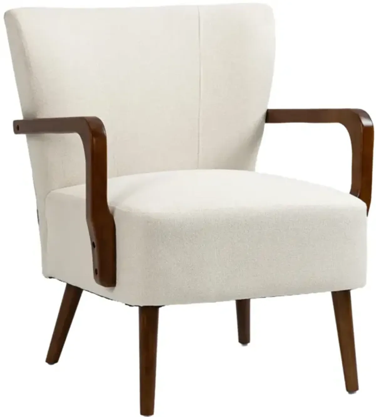 Wood Frame Armchair, Modern Accent Chair Lounge Chair For Living Room