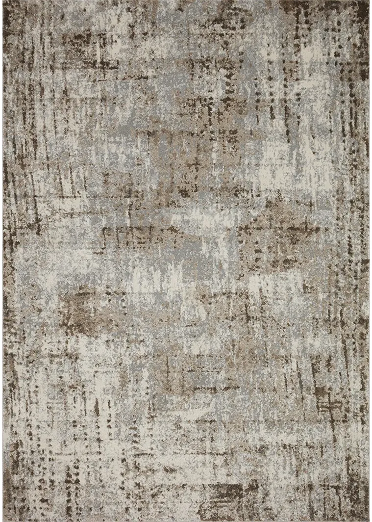 Austen AUS01 Natural/Mocha 3'11" x 5'7" Rug