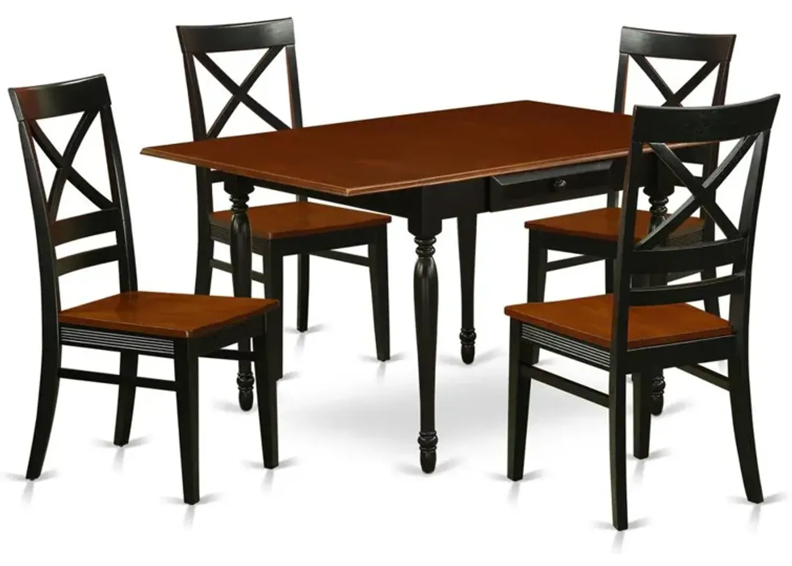 Dining Room Set Black & Cherry