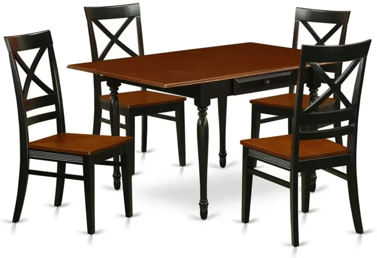 Dining Room Set Black & Cherry