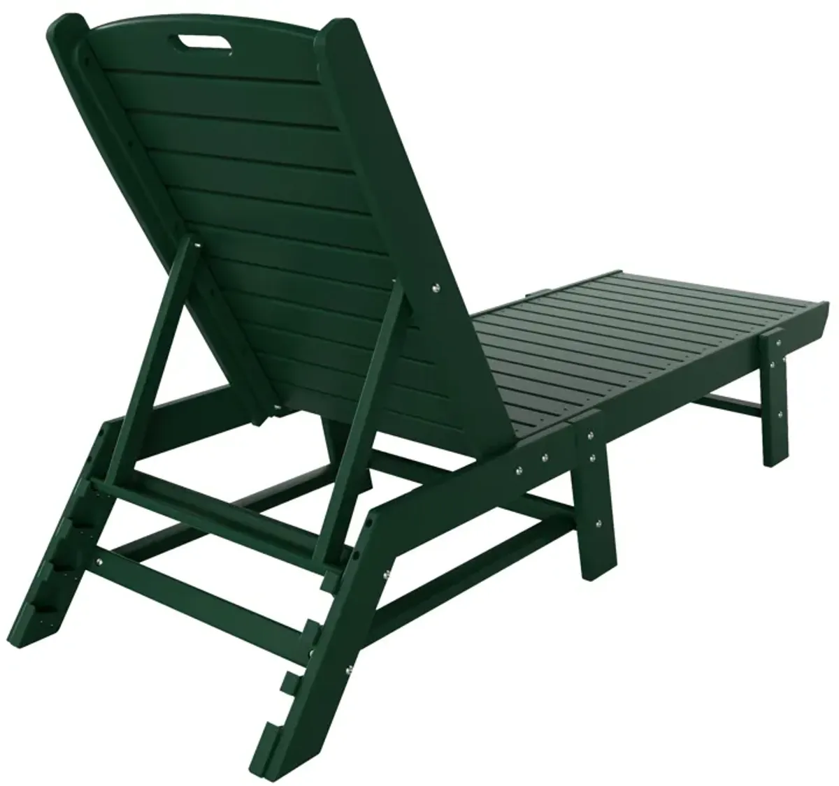 Reclining Outdoor Patio Adjustable Chaise Lounge Chair