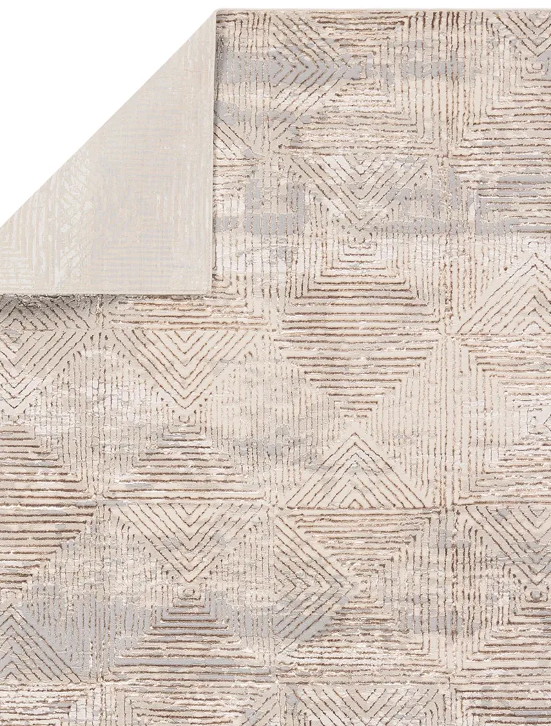 Catalyst Eshe Tan/Taupe 5' x 7'6" Rug