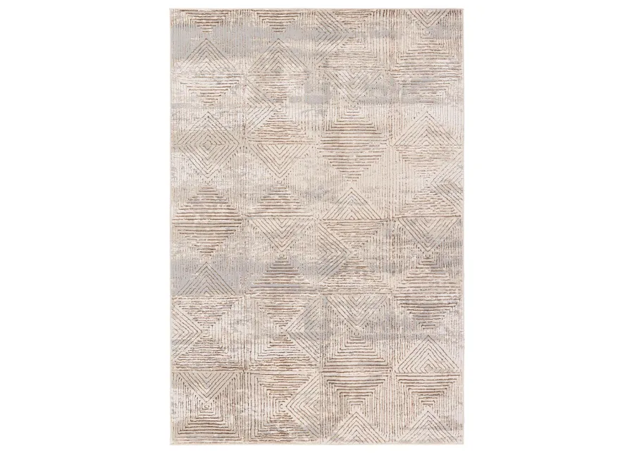 Catalyst Eshe Tan/Taupe 5' x 7'6" Rug