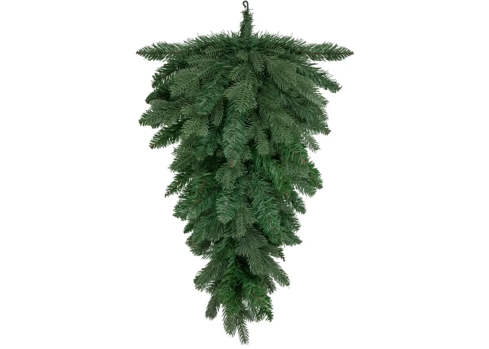 32" Mixed Pine Artificial Christmas Teardrop Swag - Unlit