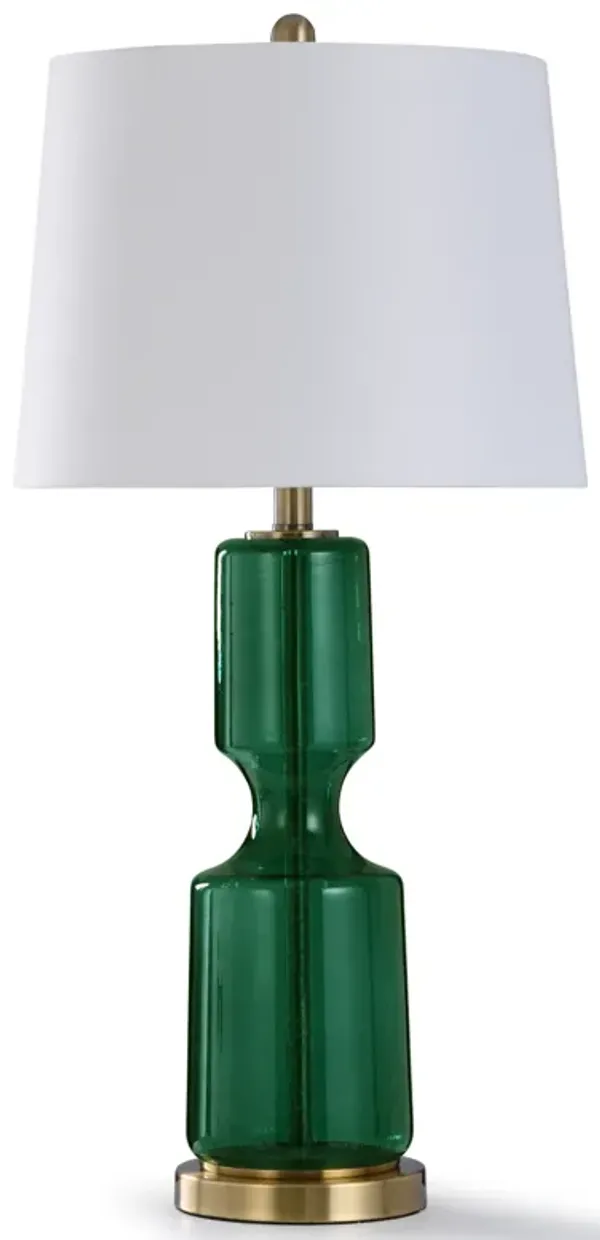 Seeded Emerald Table Lamp (Set of 2)