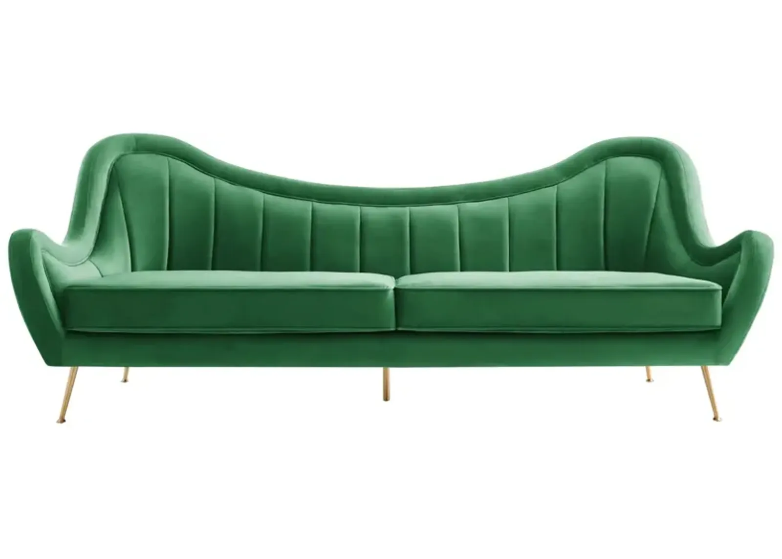 Cheshire Channel Tufted Performance Velvet Sofa