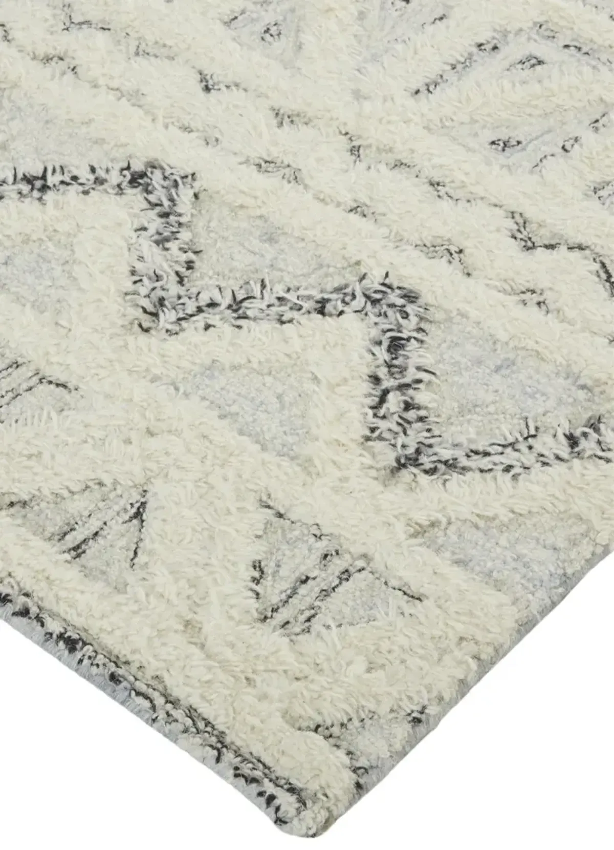 Anica 8007F Ivory/Black 9' x 12' Rug