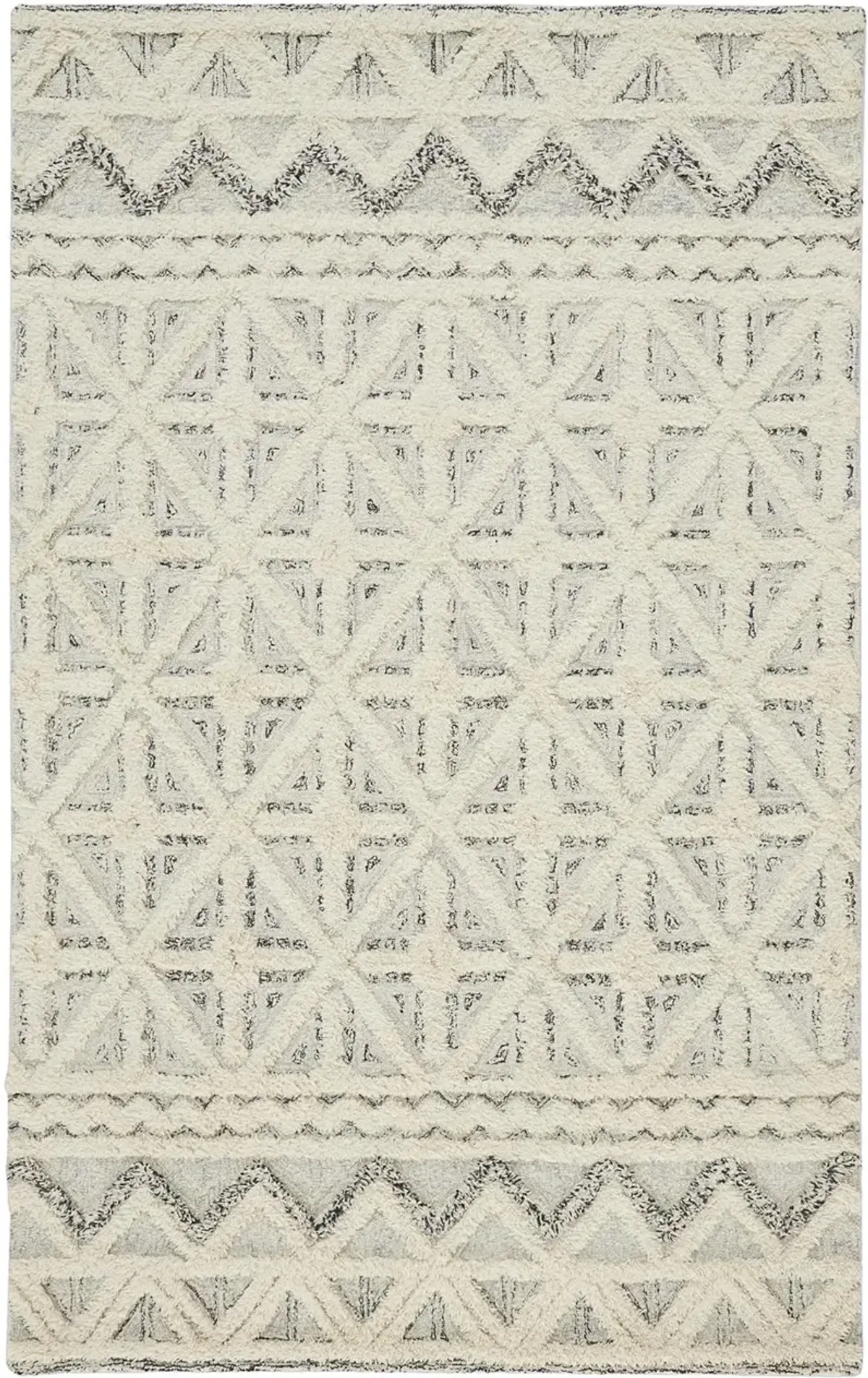 Anica 8007F Ivory/Black 9' x 12' Rug