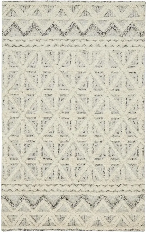 Anica 8007F Ivory/Black 9' x 12' Rug