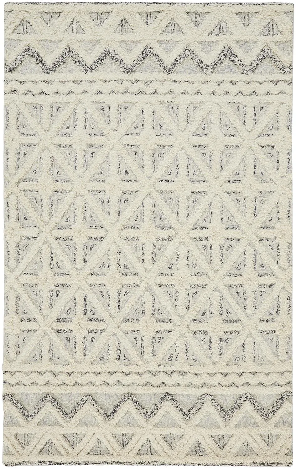 Anica 8007F Ivory/Black 9' x 12' Rug