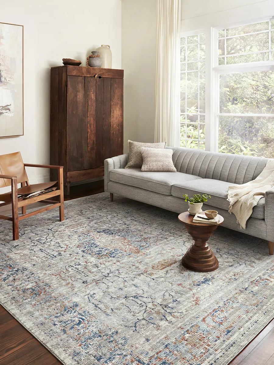 Bianca BIA02 Stone/Multi 7'11" x 10'6" Rug