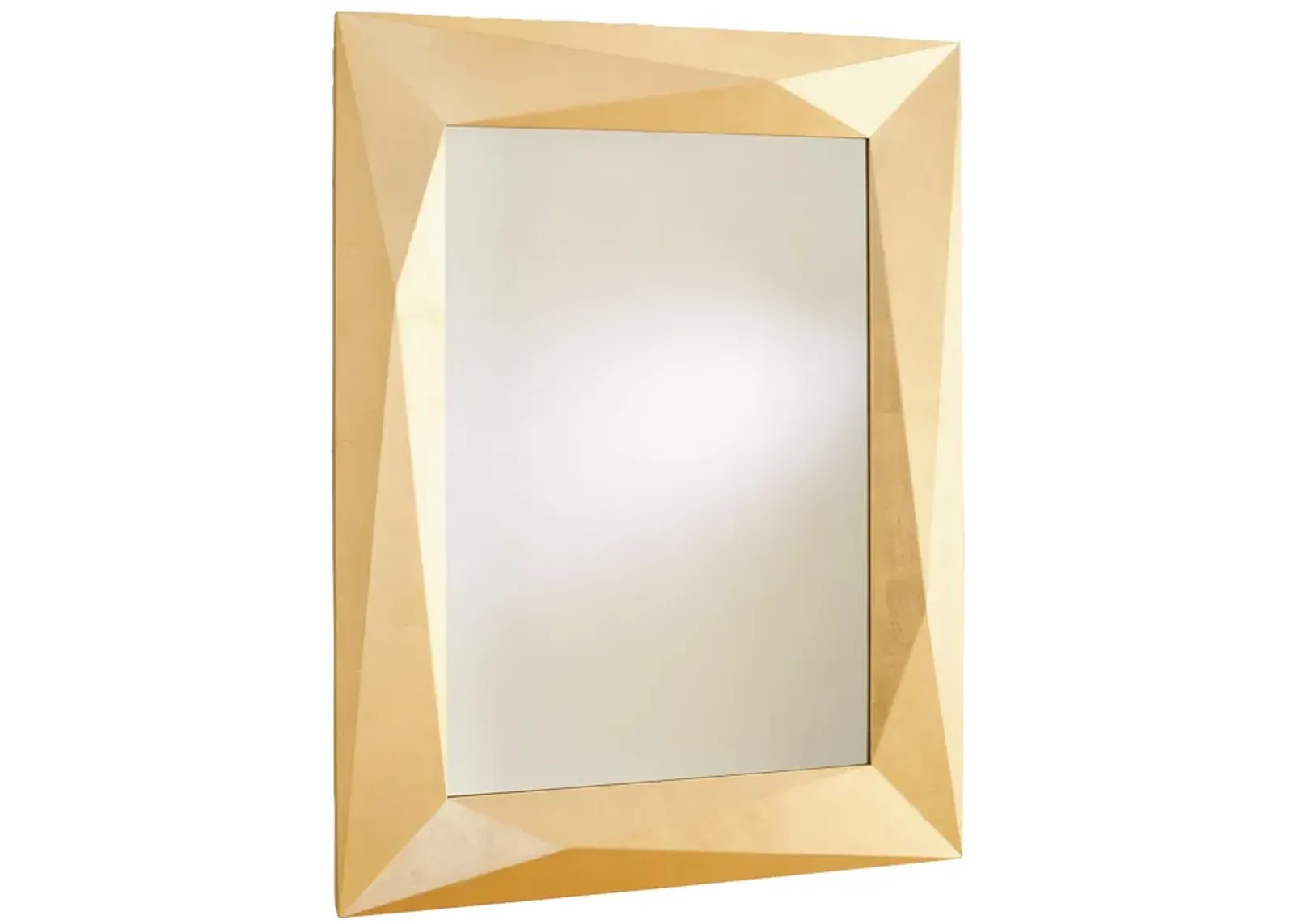 Angular Gold Mirror