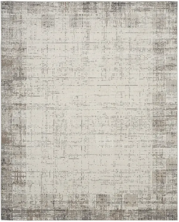 Elation ETN05 Ivory/Gray 9' x 12' Rug