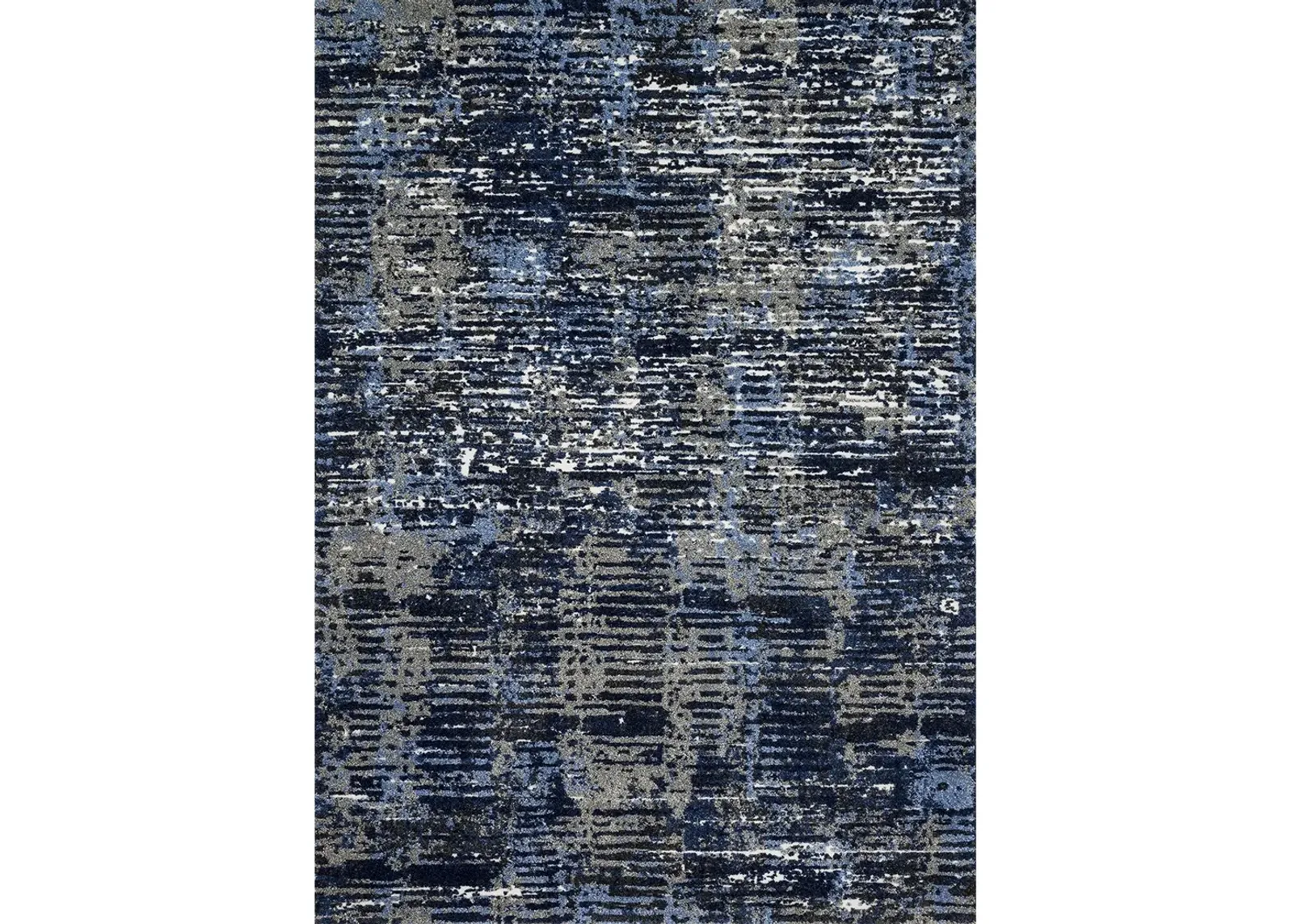 Viera VR09 Dark Blue/Grey 5'3" x 7'7" Rug