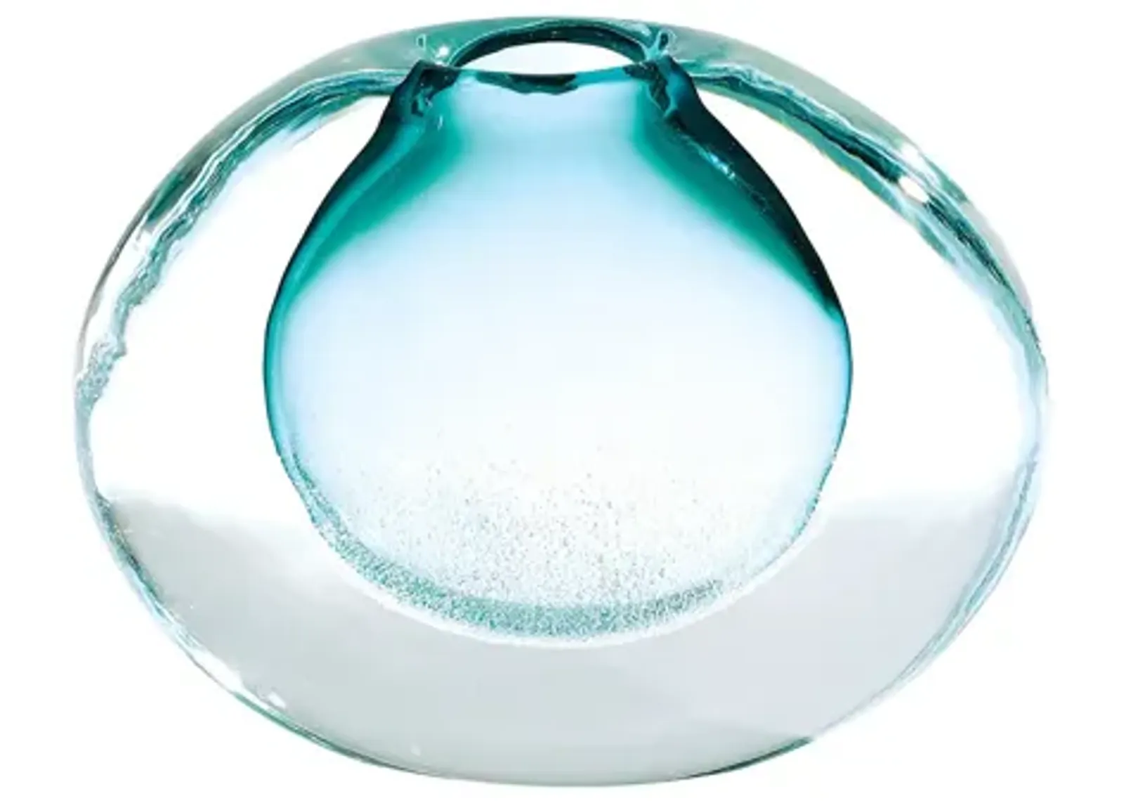 Micro Bubble Vase-Small Blue