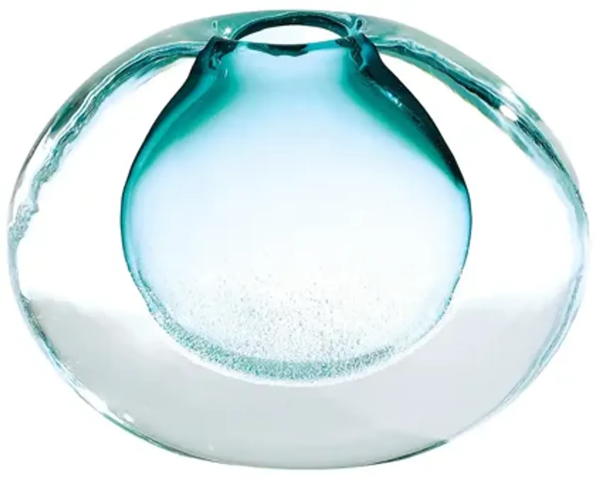 Micro Bubble Vase-Small Blue