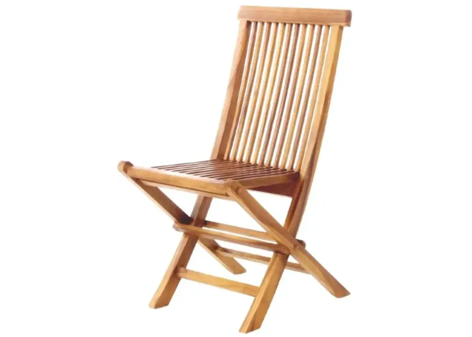 Teak Crestwood Folding Chair (set of 2 chairs)