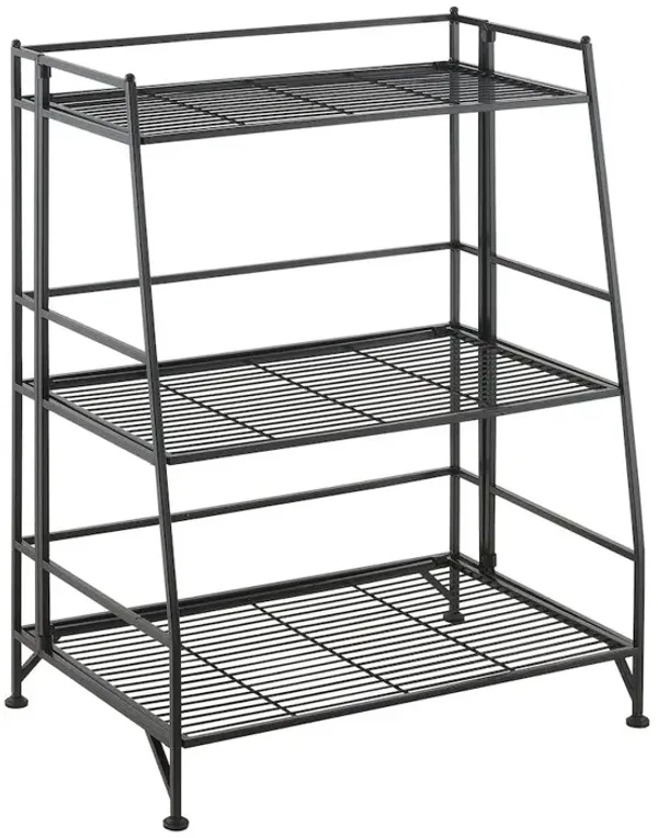 Convenience Concepts Xtra Storage 3 Tier Ladder Folding Metal Shelf