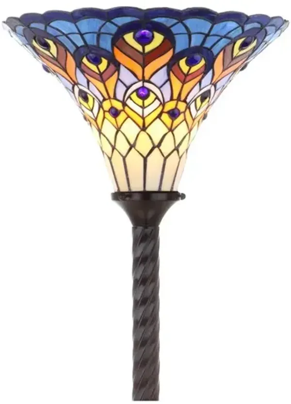 Peacock Torchiere LED Floor Lamp