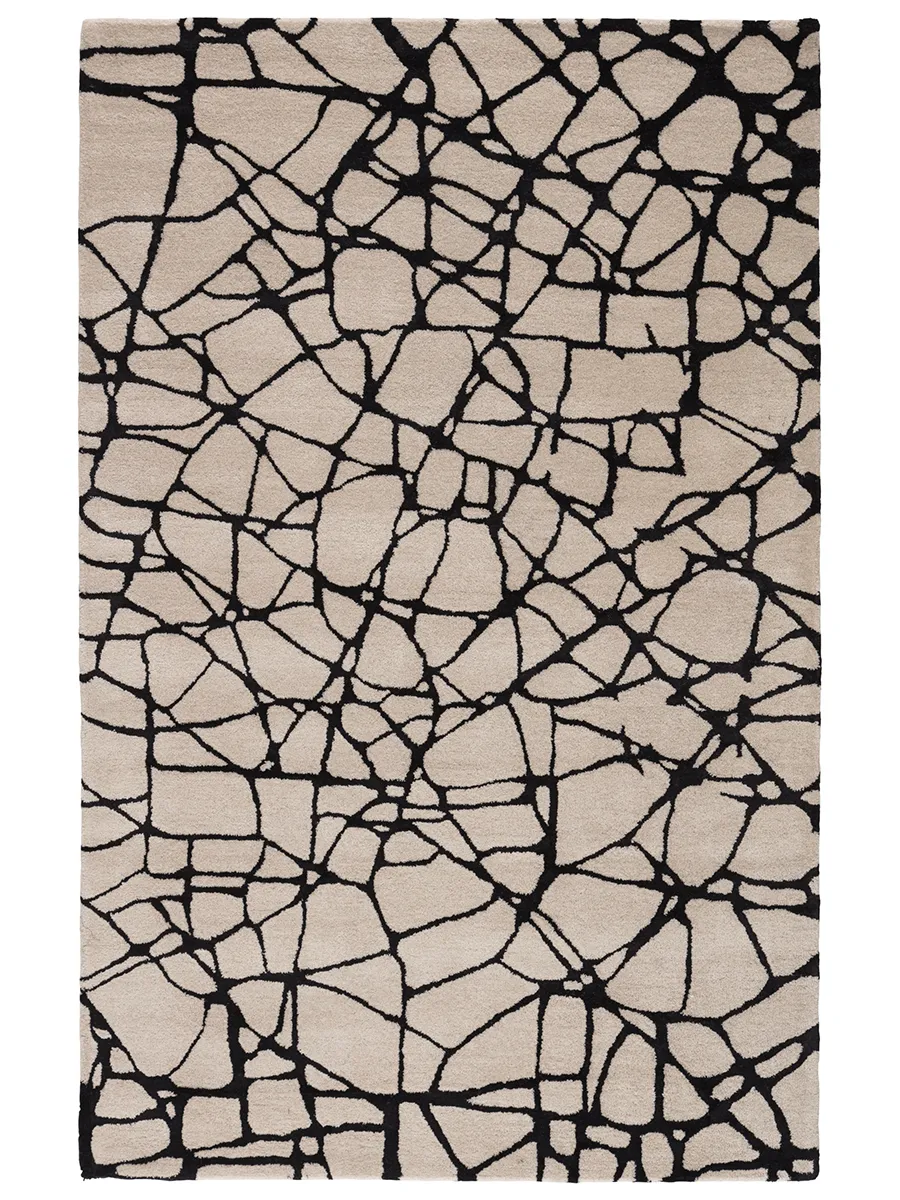 Etho By Nikki Chu Chandler White 5' x 8' Rug