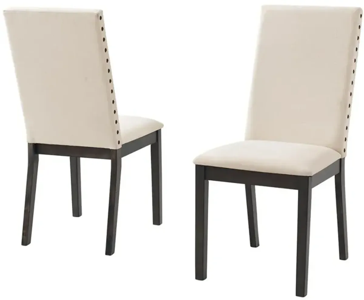 Hayden 2Pc Upholstered Chair Set Slate - 2 Upholstered Chairs