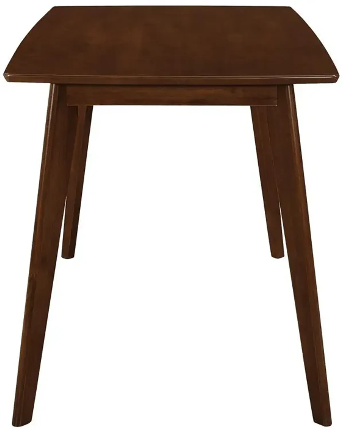 Kersey Dining Table with Angled Legs Chestnut