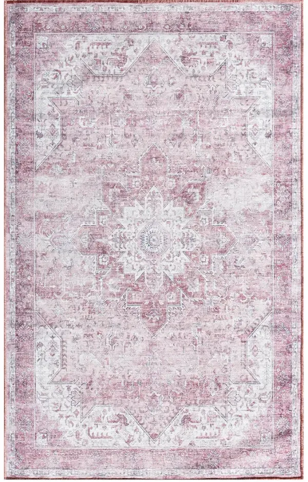 Nourison Washables NWB15 Pink 3' x 5' Rug