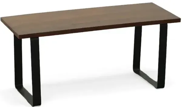 Carolina Living Braden Bench - Chestnut/Black