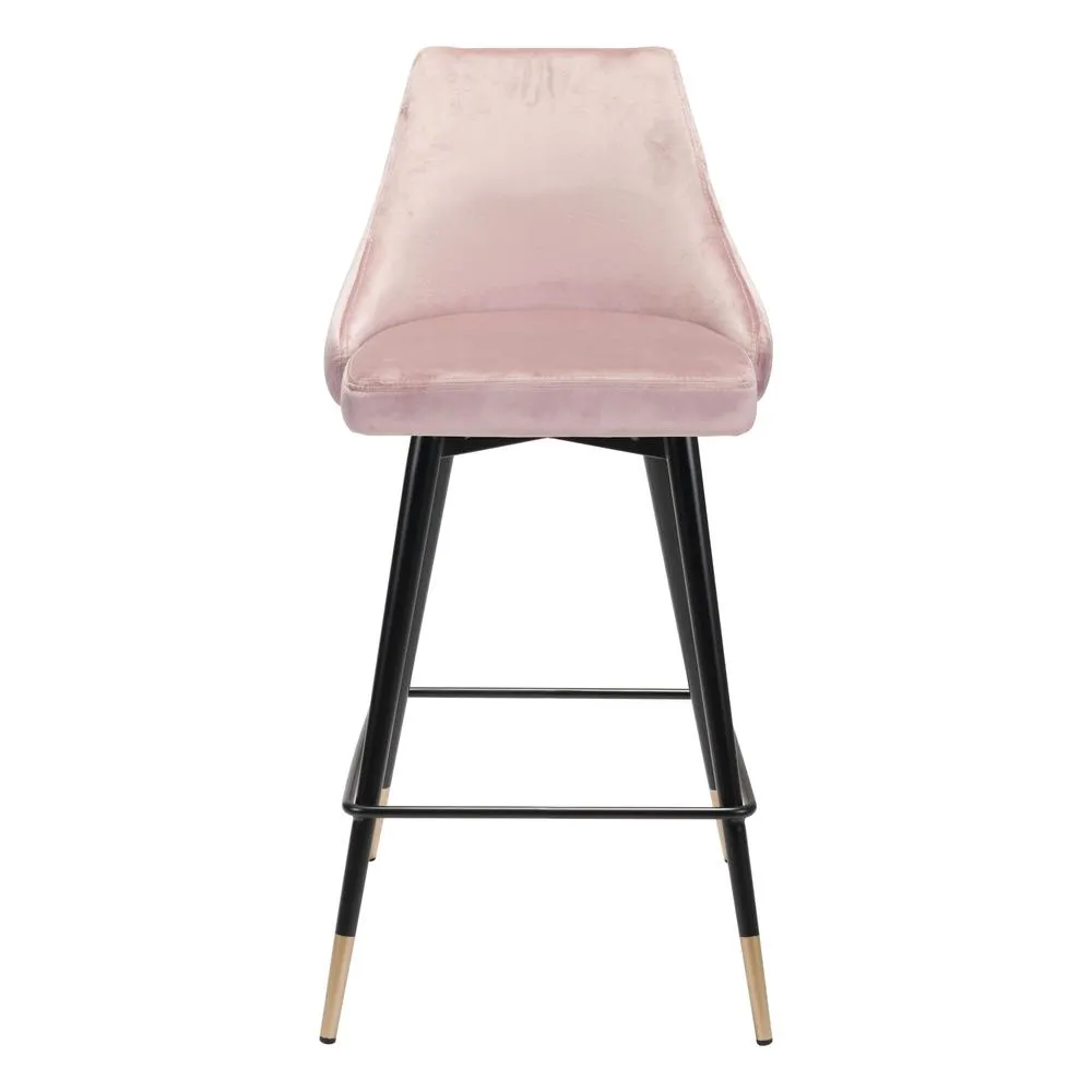 Belen Kox Piccolo Counter Chair, Pink Velvet, Belen Kox