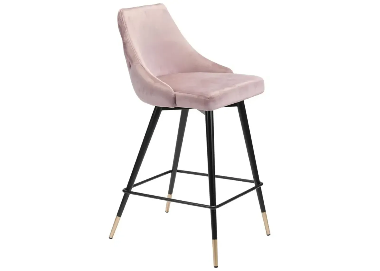 Belen Kox Piccolo Counter Chair, Pink Velvet, Belen Kox