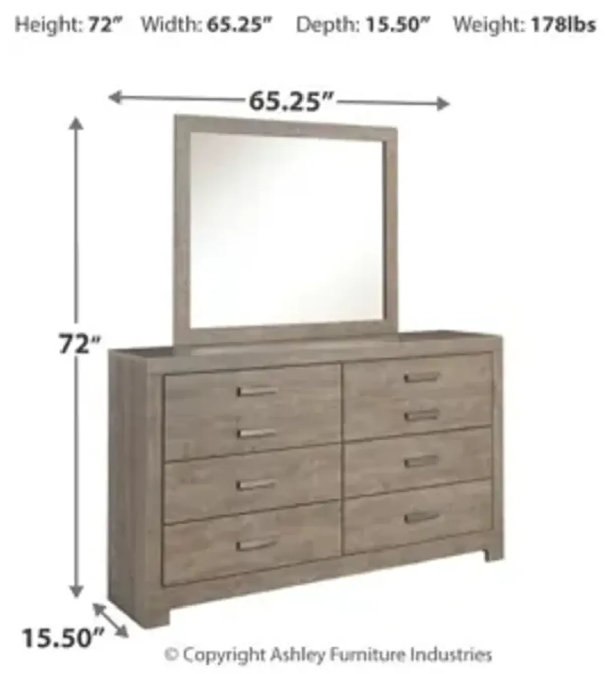 Culverbach Dresser and Mirror