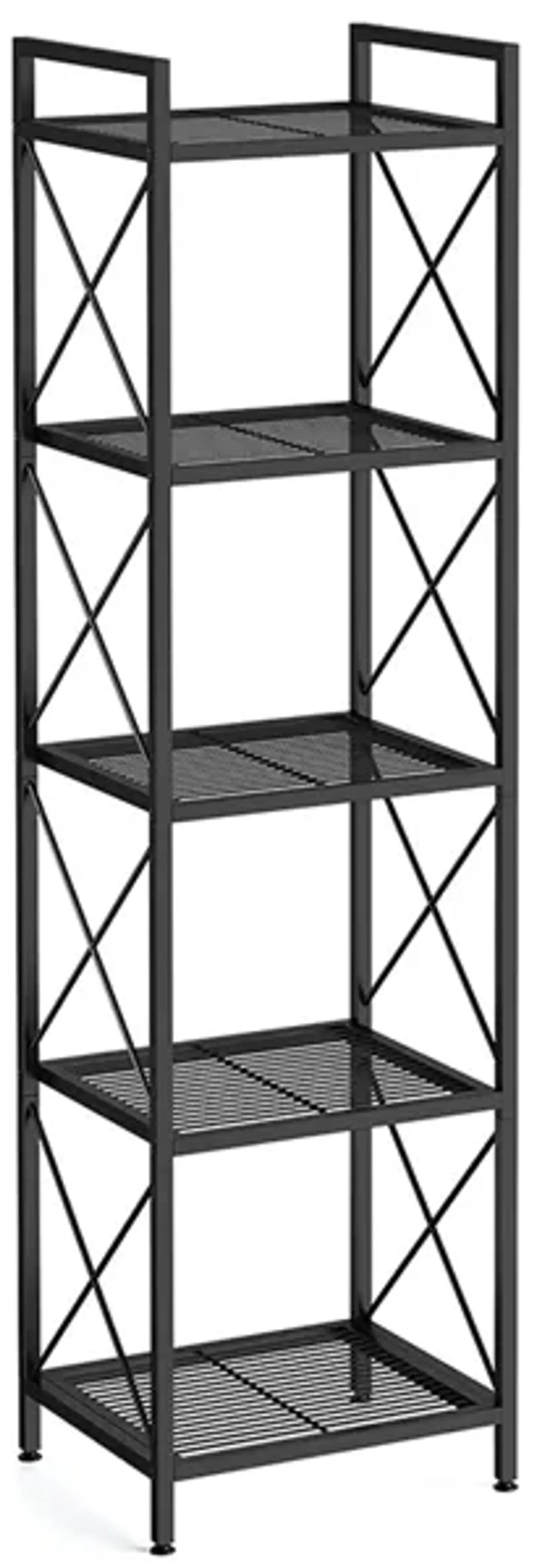 15.7" Wide Storage Rack with X-Side Frames for Stylish and Durable Organization