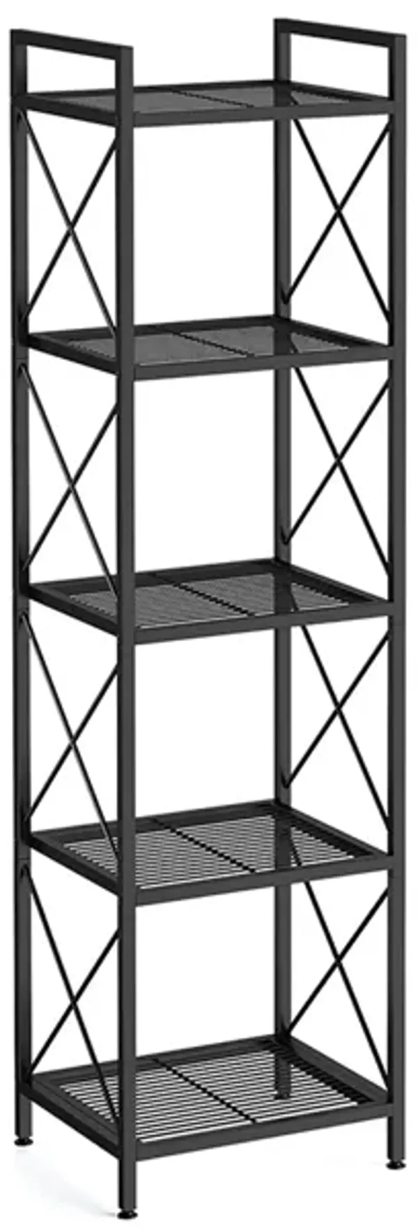 15.7" Wide Storage Rack with X-Side Frames for Stylish and Durable Organization