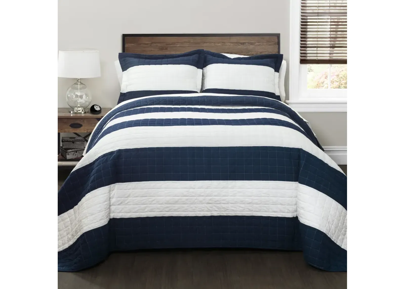 New Berlin Stripe Quilt 3Pc Set