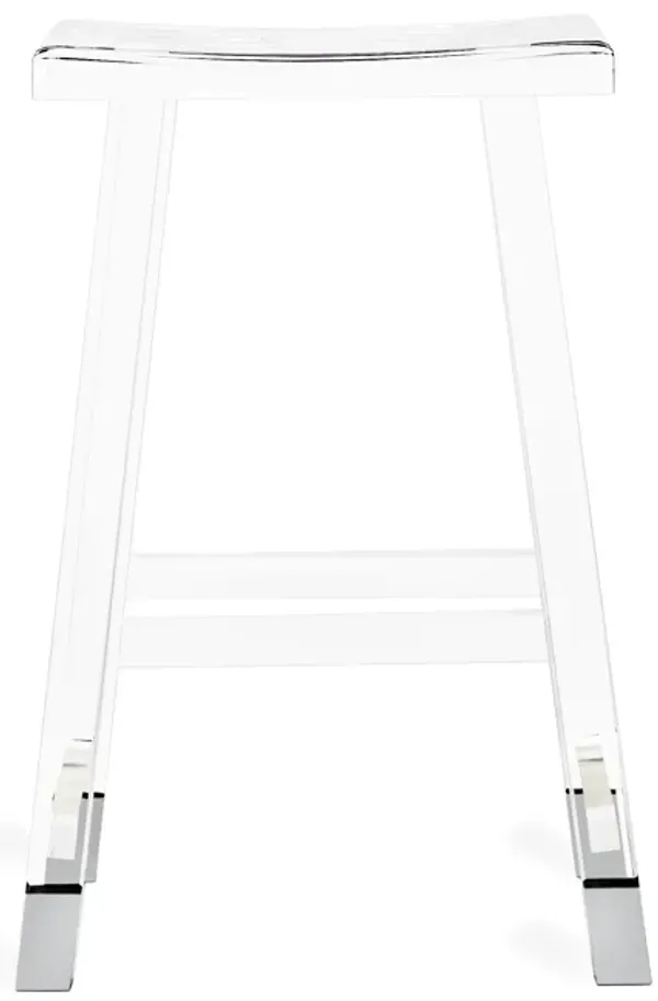 Reva Counter Stool - Nickel