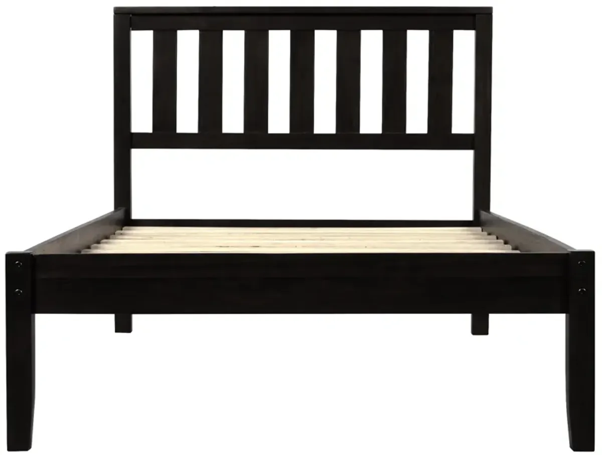 Merax Wood Platform Bed with Headboard