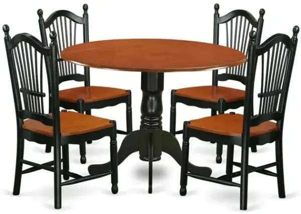 Dining Room Set Black & Cherry