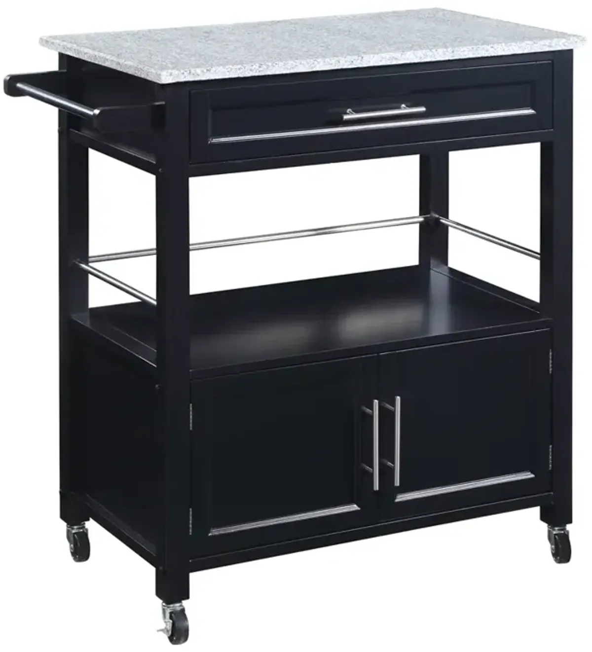 Linon Cameron Kitchen Cart With Granite Top