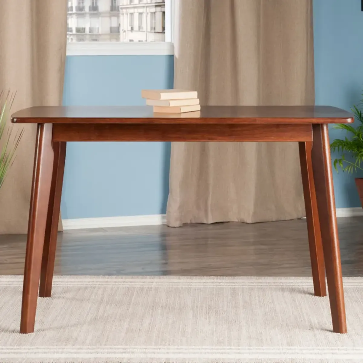 Winsome 94848 Shaye Dining Table, Walnut, 47.2x29.53x29.13