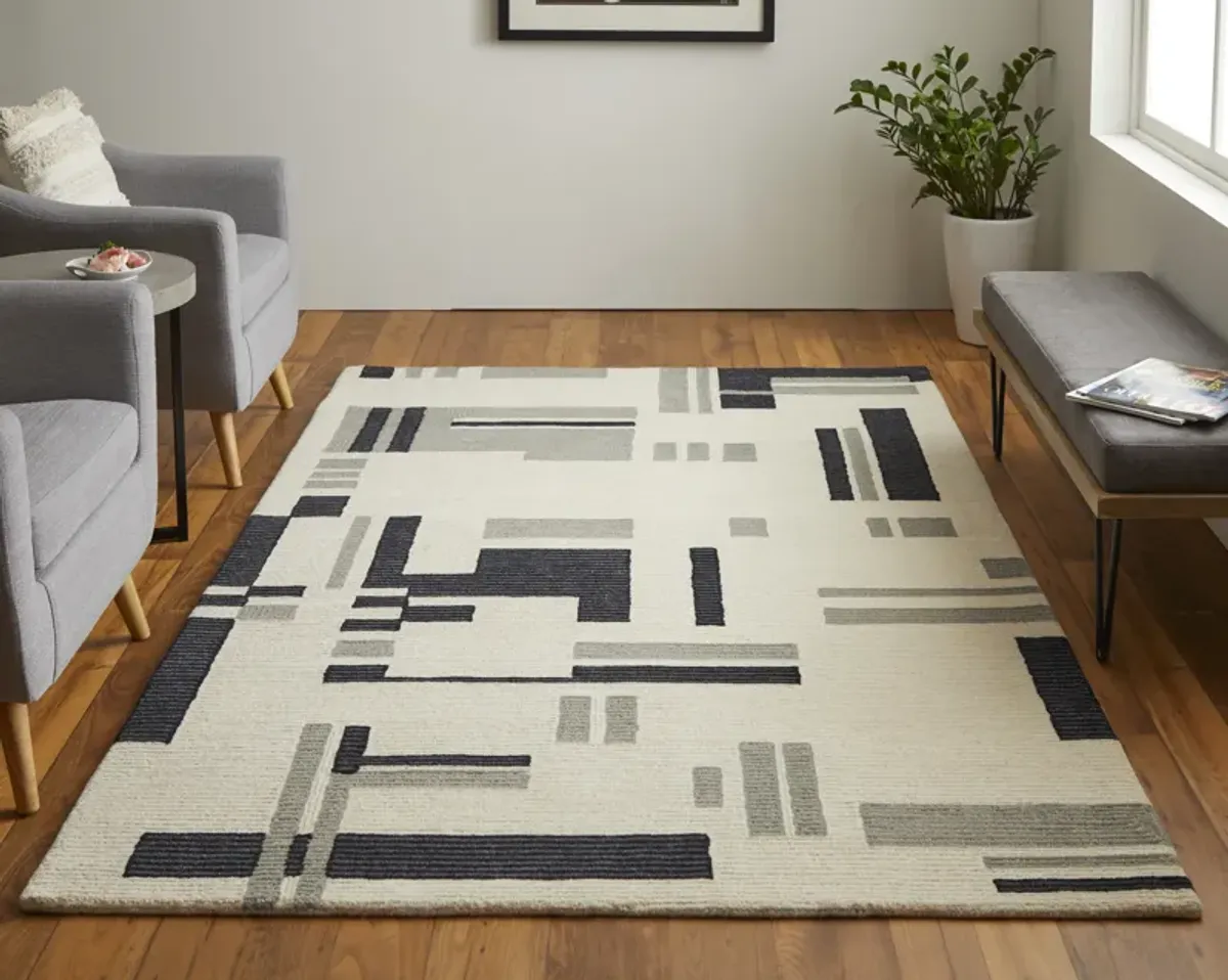 Maguire 8903F Ivory/Taupe 9' x 12' Rug