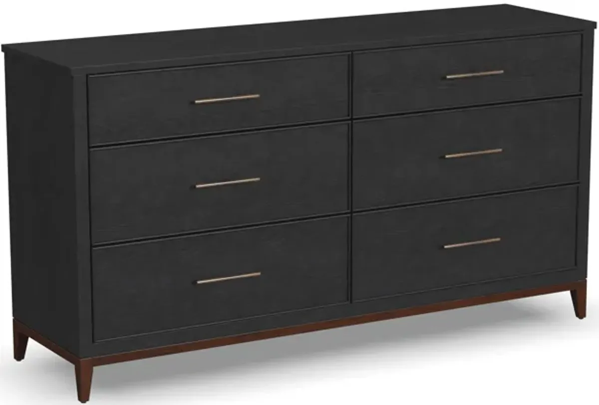 Waterfall Black Dresser