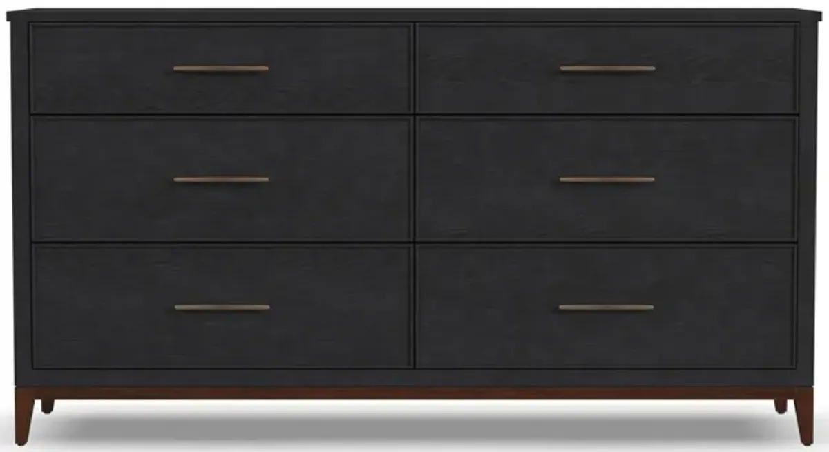 Waterfall Black Dresser