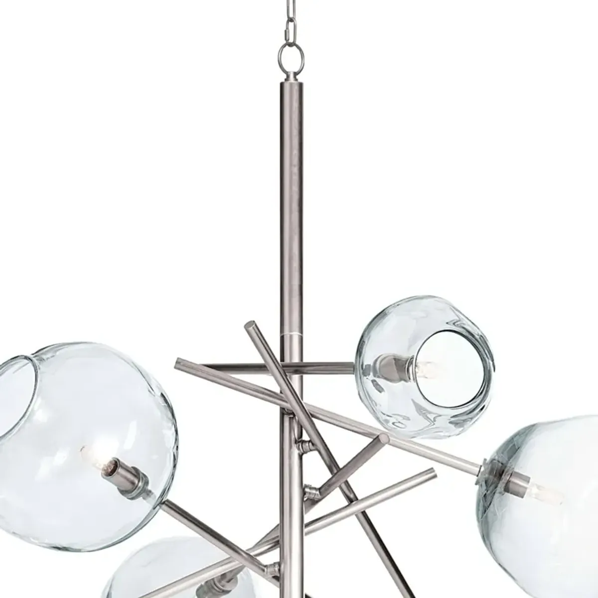 Molten Chandelier With Clear Glass