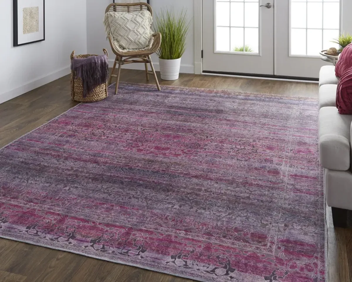 Voss 39H5F Pink/Purple 7'10" x 9'10" Rug