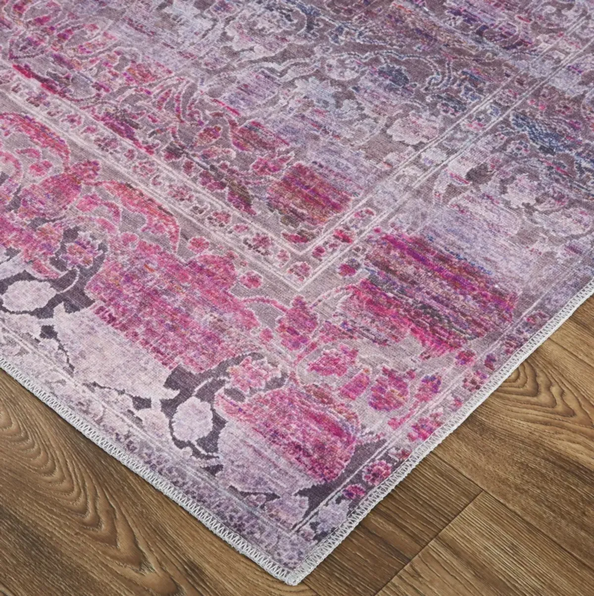 Voss 39H5F Pink/Purple 7'10" x 9'10" Rug