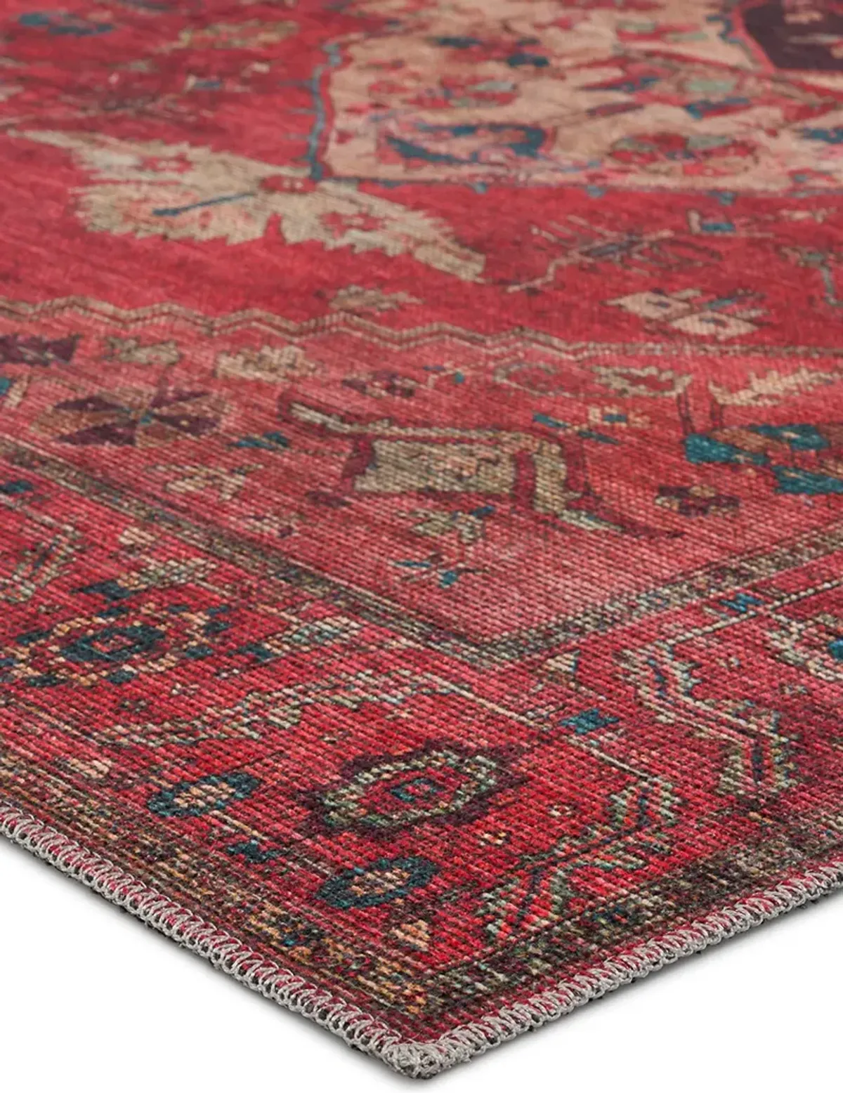 Vindage Monroe Red 3' x 8' Runner Rug