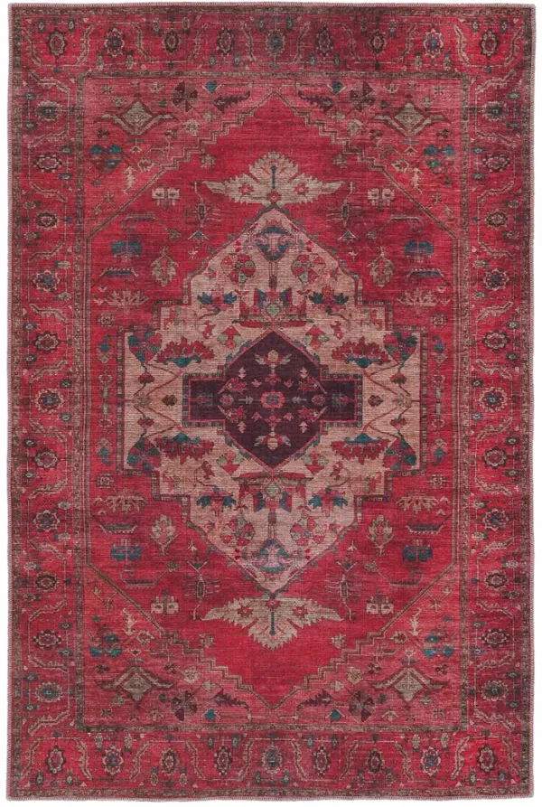 Vindage Monroe Red 3' x 8' Runner Rug