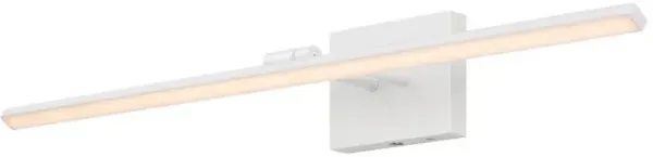 Santino 28" Modern Minimalist Swivel Integrated Dimmable LED Rechargeable Picture Light with Touch Sensor