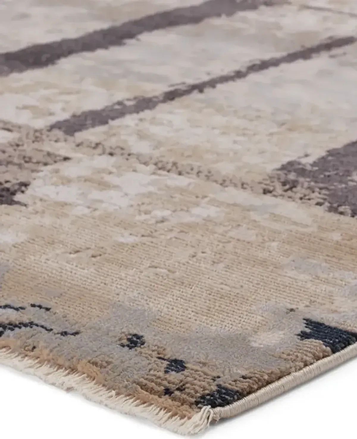 Sanaa By Nikki Chu Lehana Brown 2'6" x 8' Runner Rug