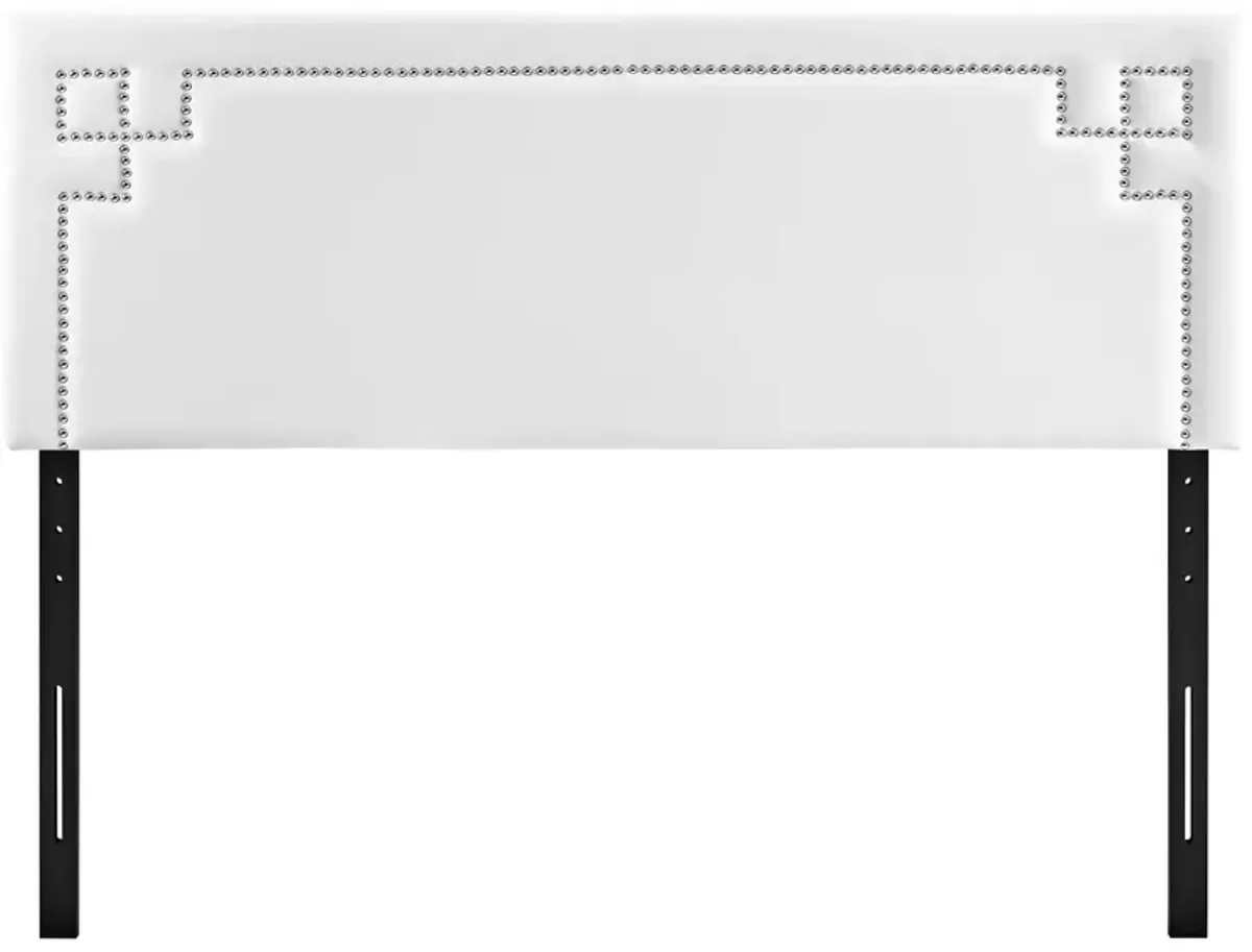 Modway - Josie Queen Upholstered Vinyl Headboard White